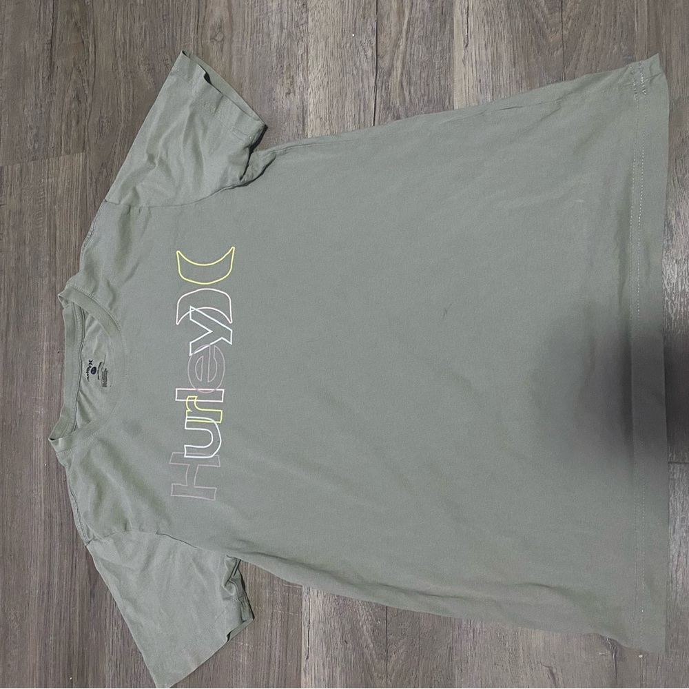 Hurley Olive Green Graphic Tee